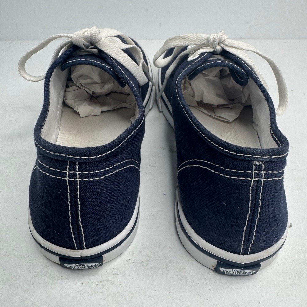 Vans Authentic Lo Pro Navy Blue Canvas Low Top Sneakers Womens 7 Mens 5.5 - Picture 5 of 8